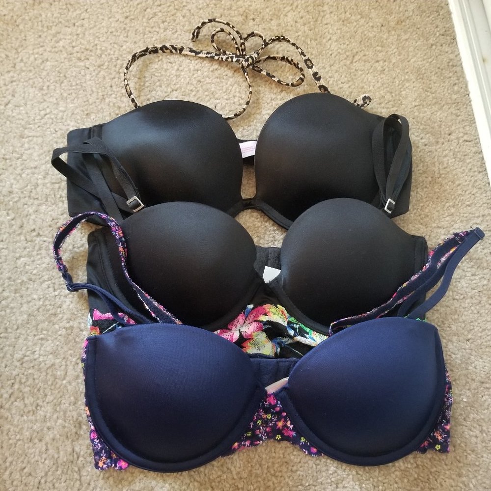 3 for $90 Victoria's Secret PINK Push Up Bundle